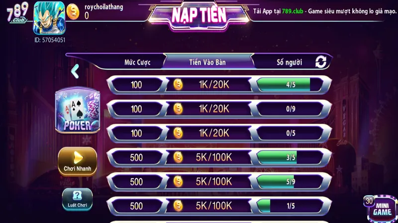 Bí Quyết Thắng Poker 789club Giúp Bạn Hốt Bạc Về Túi