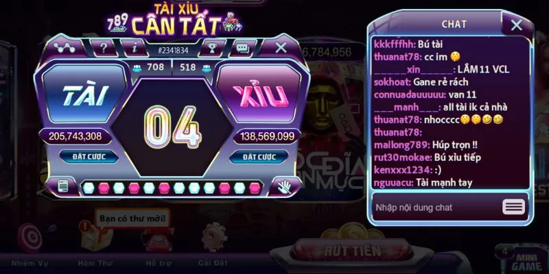 huong dab tham gia tai xiu 789club